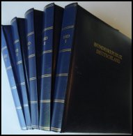 SAMMLUNGEN O, Komplette Gestempelte Sammlung Bundesrepublik In 5 Neuwertigen Collecta Alben, Bei Den Neueren Ausgaben Vi - Usati