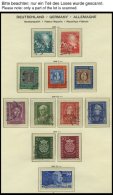 SAMMLUNGEN O, Komplette Gestempelte Sammlung Bundesrepublik Von 1949-76 Im Schaubek Falzlosalbum, Mit Heuss Liegendes Wz - Used Stamps