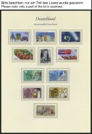 SAMMLUNGEN **, 1982-92, Sammlungsteil Bundesrepublik Im Borek Falzlosalbum, In Den Hauptnummern Komplett, Prachterhaltun - Used Stamps