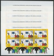 ENGROS Bl. 21 O, 1990, Block Briefmarkenausstellung, 5x Mit Ersttags-Sonderstempel, Pracht, Mi. 110.- - Variétés Et Curiosités