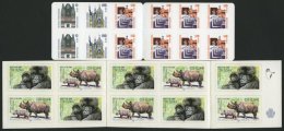 ZUSAMMENDRUCKE MH 43/4 **, 2001, 2 Markenheftchen Sehenswürdigkeiten Und Bedrohte Tiere, Pracht, Mi. 61.- - Used Stamps