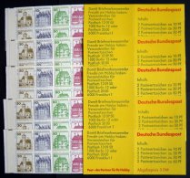 ZUSAMMENDRUCKE MH 23b **, 1980, Markenheftchen Burgen Und Schlösser, 10x, Pracht, Mi. 160.- - Used Stamps