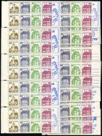 ZUSAMMENDRUCKE MH 23 **, 1980, Burgen Und Schlösser, Kleines Lot Von 13 Markenheftchen, Fast Nur Prachterhaltung, M - Used Stamps
