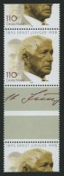 BUNDESREPUBLIK 1984 **, 1998, 110 Pf. Ernst Jünger, Stark Verschnitten Aus Kleinbogen, Pracht, Fotobefundkopie Schl - Used Stamps