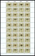 BUNDESREPUBLIK 1546-49 **, 1991, 60 Pf. Libellen Im Zusammendruckbogen Mit Abart Feld 27, Pracht, Mi. 73.50 - Used Stamps