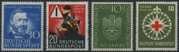 BUNDESREPUBLIK 161-64 **, 1952/3, 4 Prachtwerte, Mi. 125.- - Used Stamps