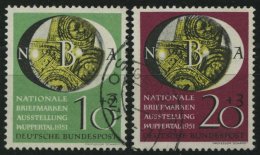 BUNDESREPUBLIK 141/2 O, 1951, NBA, Pracht, Mi. 100.- - Used Stamps