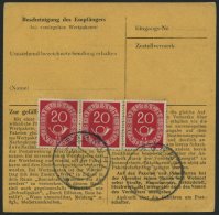 BUNDESREPUBLIK 130 Paar BRIEF, 1954, 20 Pf. Posthorn, 3x Rückseitig, Dabei Ein Waagerechtes Paar, Als Mehrfachfrank - Used Stamps