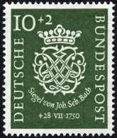 BUNDESREPUBLIK 121 **, 1950, 10 Pf. Bach, Pracht, Mi. 60.- - Used Stamps