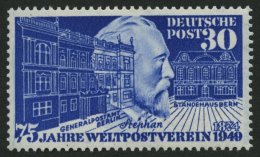 BUNDESREPUBLIK 116 **, 1949, 30 Pf. Stephan, Pracht, Mi. 70.- - Other & Unclassified