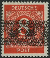 AMERIK. U. BRITISCHE ZONE 53IDD **, 1948, 8 Pf. Bandaufdruck, Doppeldruck, Feinst, Gepr. H.D. Schlegel, Mi. 60.- - Otros & Sin Clasificación