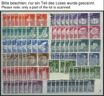 LOTS O, 1974-83, Saubere Dublettenpartie, Komplett, Je 6-10x, Feinst/Pracht, Mi. Ca. 2500.- - Used Stamps