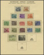 SAMMLUNGEN O, **, 1948-67, Sammlungsteil Auf Falzlosseiten, Zuerst Gestempelt Gesammelt, Später Postfrisch, U.a. Mi - Collections