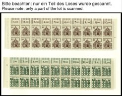 ENGROS 242-49 Paar **, 1964/5, Bauten, 10 Waagerechte Paare Im Bogenteil Vom Oberrand!, Pracht, Mi. 650.- - Collezioni