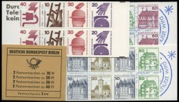 ZUSAMMENDRUCKE MH **, 1974-80, 4 Verschiedene Markenheftchen: 8a, 9IId, 10Ia, 11a Und 12ca, Pracht, Mi. 64.- - Se-Tenant