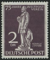 BERLIN 41 **, 1949, 2 DM Stephan, Normale Zähnung, Pracht, Mi. 150.- - Usati