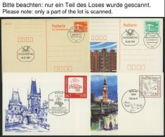 GANZSACHEN P BRIEF, 1986-90, 18 Verschiedene Ganzsachenkarten Mit Sonderstempeln, Mi. 100.- - Other & Unclassified