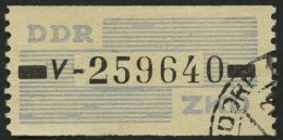 DIENSTMARKEN B D 26V O, 1959, 10 Pf. Lebhaftgraublau/schwarz, Buchstabe V, Pracht, Gepr. Weigelt, Mi. 75.- - Other & Unclassified