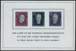 DDR Bl. 15 **, 1958, Block Buchenwald, Pracht, Mi. 60.- - Used Stamps