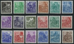 DDR 405-22 **, 1953, Fünfjahrplan, Prachtsatz, Mi. 250.- - Used Stamps