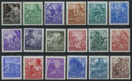 DDR 362-79 **, 1953, Fünfjahrplan, Prachtsatz, Mi. 150.- - Used Stamps