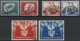 DDR 280-85 O, 1951, 3 Prachtsätze - Oblitérés