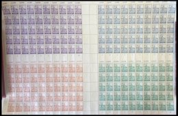 WEST-SACHSEN GB7bAY **, 1946, Großbogen Leipziger Messe, Gezähnt, Wz. 1Y, Im Vollständigen Großbog - Otros & Sin Clasificación