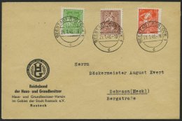 MECKLENBURG-VORPOMMERN 23-25b BRIEF, 1945, Junkerland Auf Umschlag (bzw. Sonderkarte), Pracht, Mi. (160.-) - Altri & Non Classificati