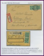 ALLIIERTE BES. 930 Brief,BrfStk , 1946, 42 Pf. Smaragdgrün Als Mehrfachfrankatur Im Senkrechten Paar Auf Einschreib - Autres & Non Classés