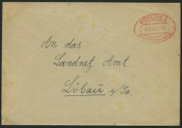 ALL. BES. GEBÜHR BEZAHLT GÖRLITZ Gebühr Bezahlt, 5.9.45, Roter Ellipsenstempel, Prachtbrief - Other & Unclassified