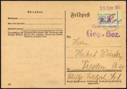 GROSSRÄSCHEN-VORLÄUFER V 11a BRIEF, 1945, 15 Pf. Zollformular, Nur Eine Wertangabe, Auf Philatelistischer Kart - Private & Lokale Post