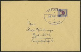 FREDERSDORF Sp 125 BRIEF, 1945, 12 Pf. Auf 8 Pf. Provisorium Auf Prachtbrief - Correos Privados & Locales