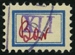 FREDERSDORF Sp 104bz O, 1945, XII Pf., Rahmengröße 14x9.5 Mm, Wertziffer Bläulichviolett, Mit Signum, Kr - Correos Privados & Locales