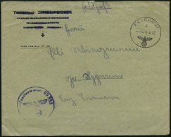 FELDPOST II. WK BELEGE 19.4.1943, Feldpostbrief Mit Inhalt Aus Afrika, Absender Feldpostnummer 19648, Pracht - Occupation 1938-45