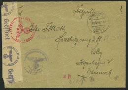 FELDPOST II. WK BELEGE 9.3.1943, Feldpostbrief Mit Offenem Absender: Funker Fliegerhorst Ohlau Luftnachrichten Stelle Fl - Ocupación 1938 – 45