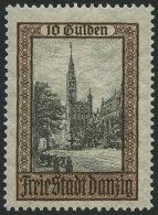 FREIE STADT DANZIG 211 **, 1924, 10 G. Ansichten, Pracht, Gepr. Dr. Oechsner, Mi. 140.- - Andere & Zonder Classificatie