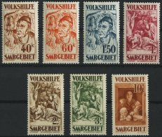 SAARGEBIET 144-50 *, 1931, Volkshilfe, Falzreste, Prachtsatz, Mi. 200.- - Otros & Sin Clasificación