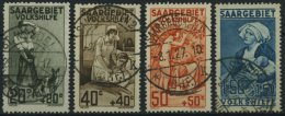 SAARGEBIET 104-07 O, 1926, Volkshilfe, Prachtsatz, Gepr. Geigle, Mi. 130.- - Andere & Zonder Classificatie