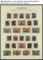 SAMMLUNGEN, LOTS O, Gestempelte Sammlung Abstimmungsgebiete Von 1920-22 Auf Schaubekseiten Mit Guten Mittleren Ausgaben, - Other & Unclassified