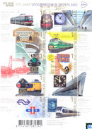 Netherlands Stamps 2014, Railway, MS - Unused Stamps