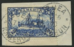 KAMERUN 17 BrfStk, 1900, 2 M. Schwärzlichblau, Prachtbriefstück, Mi. (90.-) - Cameroun