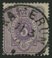 KAMERUN V 40II O, 1887, 5 Pf. Violettpurpur, Stempel KAMERUN, üblich Gezähnt Pracht, Mi. 300.- - Camerún