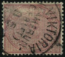 KAMERUN V 37c O, 1887, 2 M. Mittelrosalila, Stempel VIKTORIA, Feinst (links Mängel), RRR!, Fotoattest Steuer, Handb - Camerún