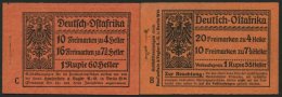 DEUTSCH-OSTAFRIKA 1912/3, Heftchendeckel B Und C Für Markenheftchen 2 Und 3 - Afrique Orientale