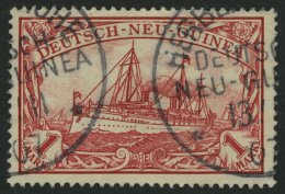 DEUTSCH-NEUGUINEA 16 O, 1901, 1 M. Rot, Stempel HERBERTSHÖHE, Pracht, Signiert, Mi. 65.- - Nuova Guinea Tedesca