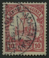 DEUTSCH-NEUGUINEA 9 O, 1900, 10 Pf. Dunkelkarminrot, Ohne Wz., Stempel NAMATANAI, Pracht, Gepr. Pauligk - Nueva Guinea Alemana