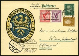 ERST-UND ERÖFFNUNGSFLÜGE 31.18.01 BRIEF, 1.5.1931, Breslau-Wien, Prachtkarte - Zeppelin