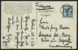 DO-X LUFTPOST 66.a. BRIEF, 28.06.1932, Deutschlandrundfahrt Der DO X, Etappe Nach Stettin, Fotokarte Eigenhändig Vo - Covers & Documents