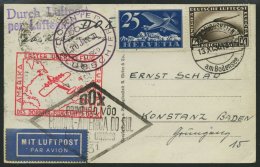 DO-X LUFTPOST 7.c. BRIEF, 13.11.1930, Aufgabe Friedrichshafen, Via Rio Nach Europa, Frankiert Mit 4 RM Graf Zeppelin, Zu - Cartas & Documentos