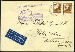 KATAPULTPOST 216c BRIEF, 2.10.1935, Europa - Southampton, Deutsche Seepostaufgabe, Brief Feinst - Brieven En Documenten